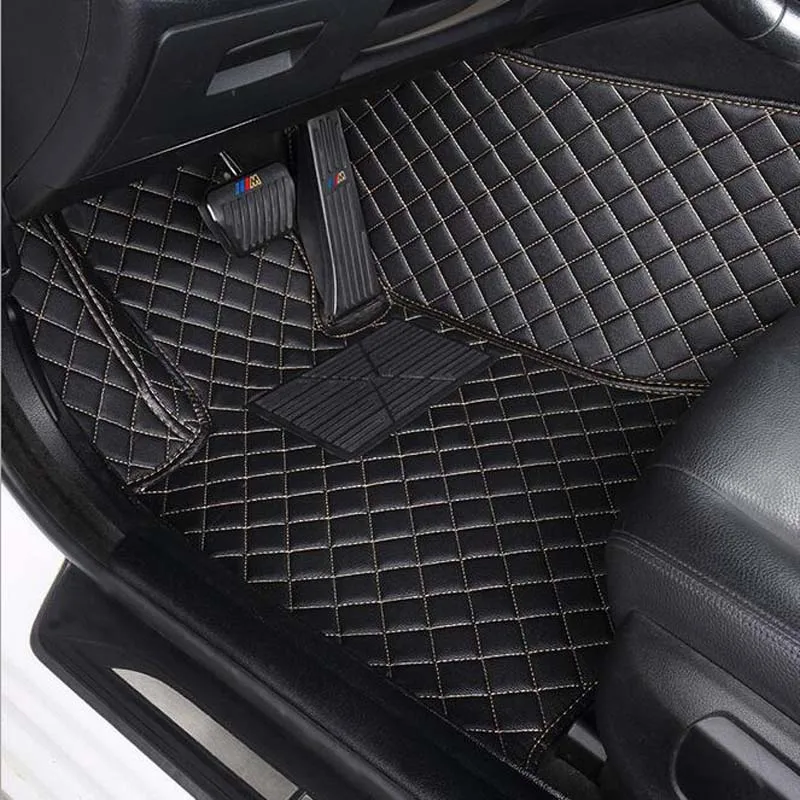 

Car floor mats jac s2 2015-2018 waterproof leather car styling car carpet car mats accessory tapis voiture