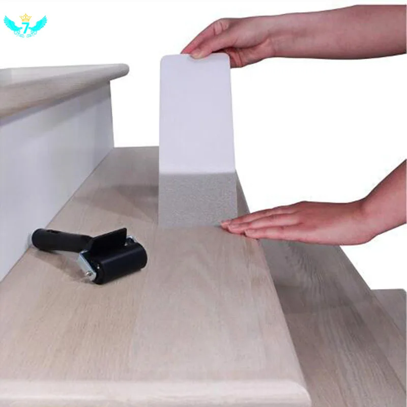 

15Pcs Bathroom Bathtub Stair Steps Non-Slip Stickers Tape With Roller Transparent Waterproof Stickers Bathroom Accessories