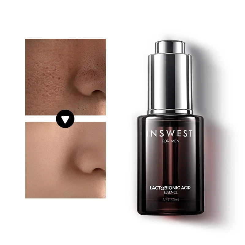 

30ml Lactobionic acid shrink pore Essence Pore Tightens Refining Moisturizing Essence Whitening Anti-aging Oil Control Facial se