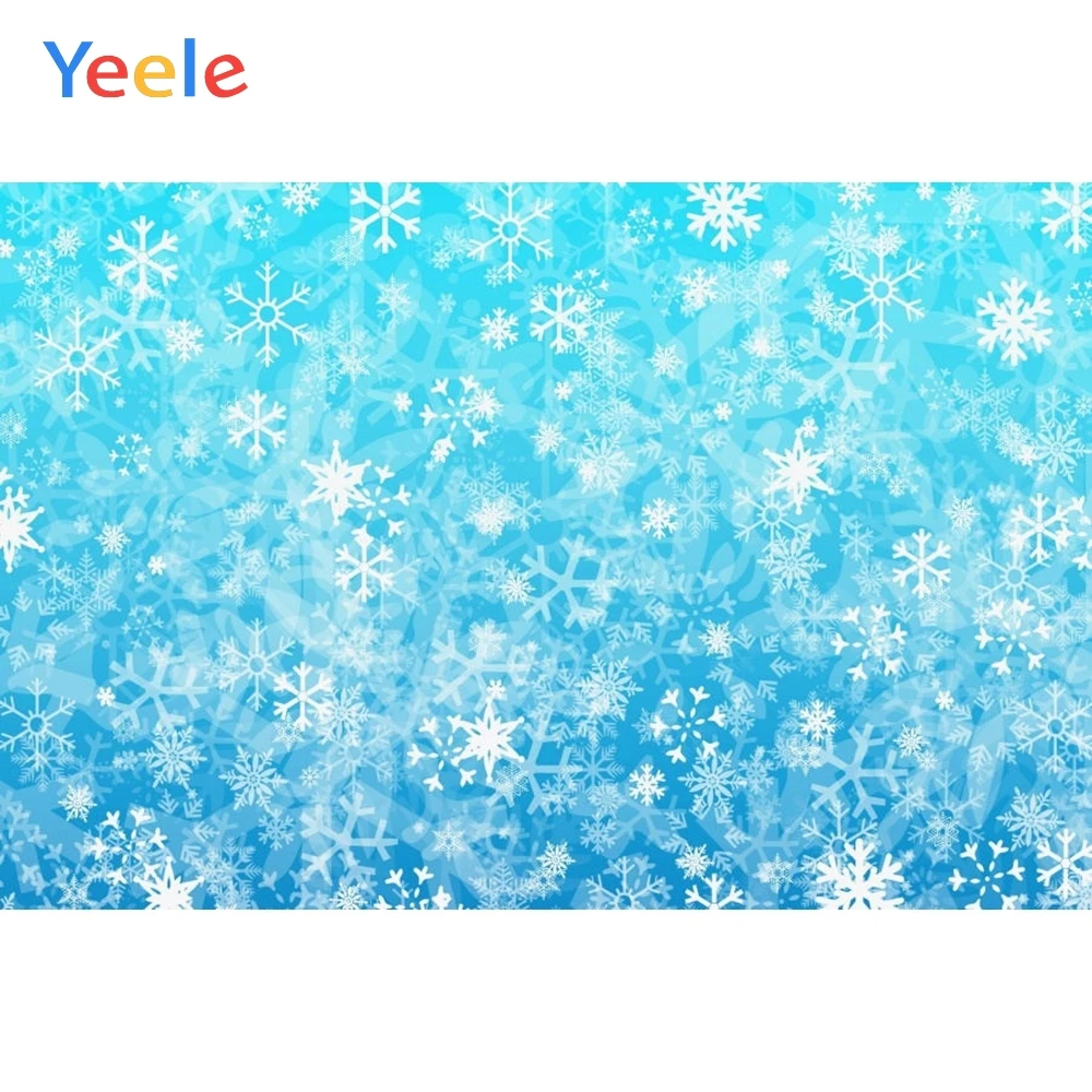 

Yeele Winter Snow Snowflake New Year Party Baby Child Photography Background Customized Photographic Backdrop For Photo Studio