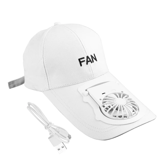 Hat Fan Sun Visor Sports Cooling Peaked 