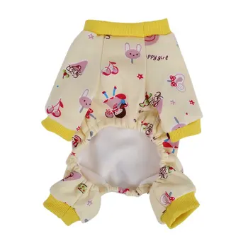 

Cute Printed Pet Clothes Small Dog Jumpsuit Chihuahua Pajamas Pet Hoodie Coat for Dogs Cats Super Soft Warm Puppy Dog Costume