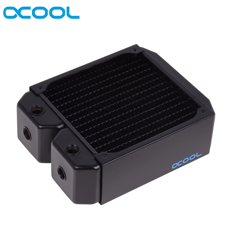 Alphacool UT60 медный радиатор, 140 мм, 280 мм, 420 мм, 560 мм толщиной 60 мм, радиатор водяного охлаждения компьютера cooler master для 14 см вентилятора