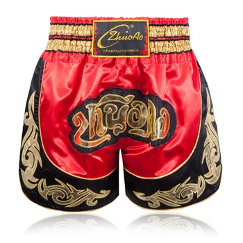 

Muay Thai Men Fighting Pants Sparring Boxing Shorts For Training MMA Kickboxing