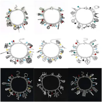 

TV Jewelry Game of Thrones Charm Bracelets Bangles Supernatural Stranger Thing Riverdale Chain Bracelet For Women Men