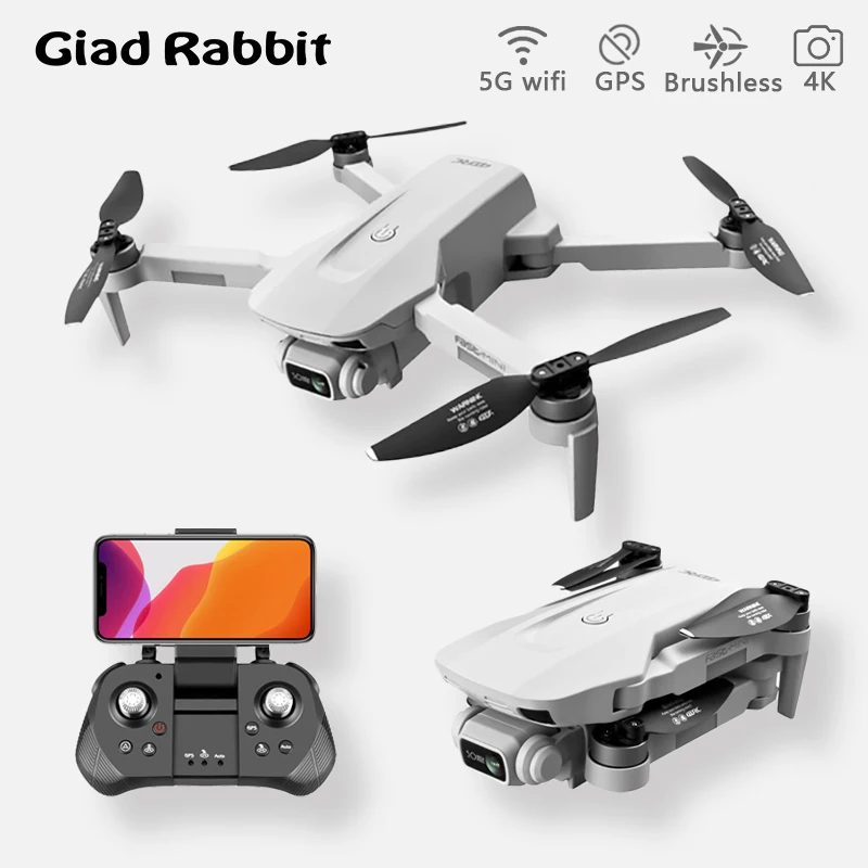 F8 4K Профессиональный Дрон GPS Квадрокоптер с двойной камерой HD 1080p FPV фотография 5G