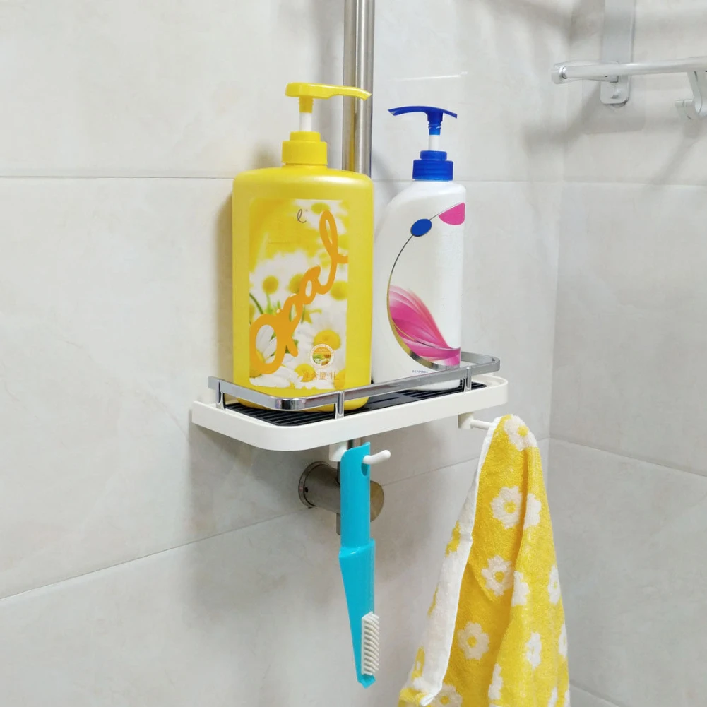 Одноуровневый держатель душевой головки прямоугольник полки для ванной подставка для шампуня стойка держатель для ванной комнаты Аксессуары