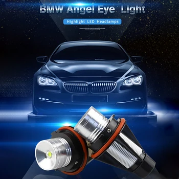 

2Pcs Error Free LED Angel Eyes Marker Light Bulb DRL Fog Lamp 12V White Blue Red For BMW E39 E60 E61 E63 E65 E83