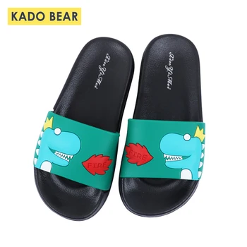 

Children Summer Cartoon Dinosaur Slippers Baby Boys Girls Indoor Water Shoes Kids Funny Outdoor Beach Sandals Toddler Flip Flops