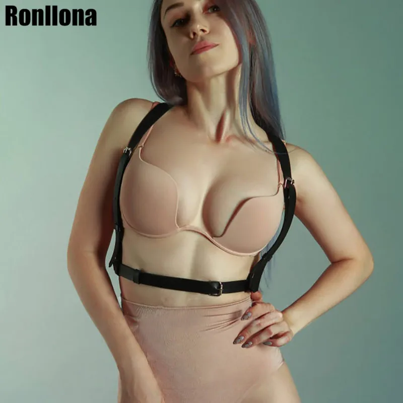 Жгут белье плечевой ремень Связывание пастельные готы Jantazi Sekes Arnes Mujer регулируемый кожаный ремень сексуальный жгут бюстгальтер укороченный