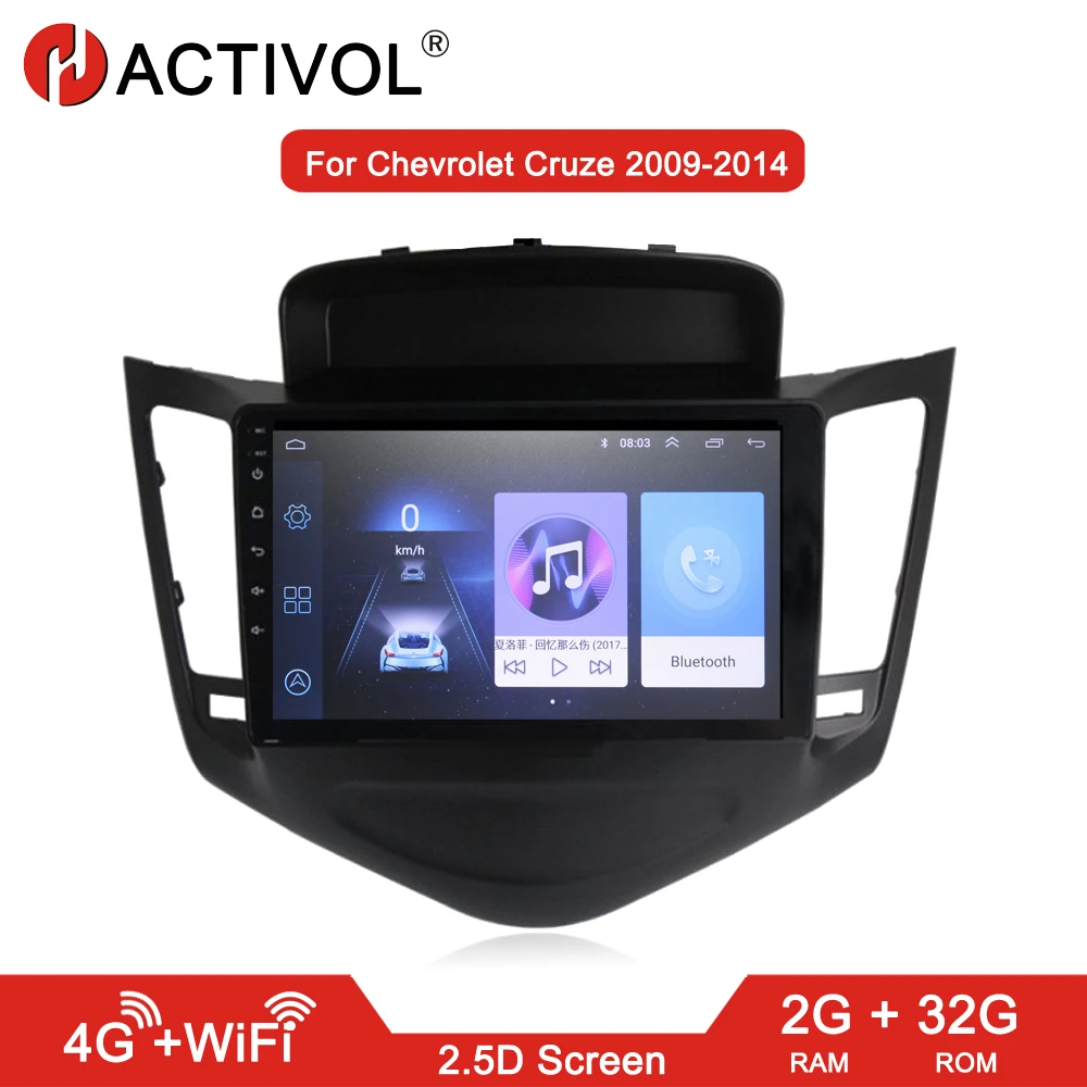 HACTIVOL 2G + 32G Android 8 1 автомобильное радио стерео для Chevrolet Cruze 2009 2014 автомобильный dvd