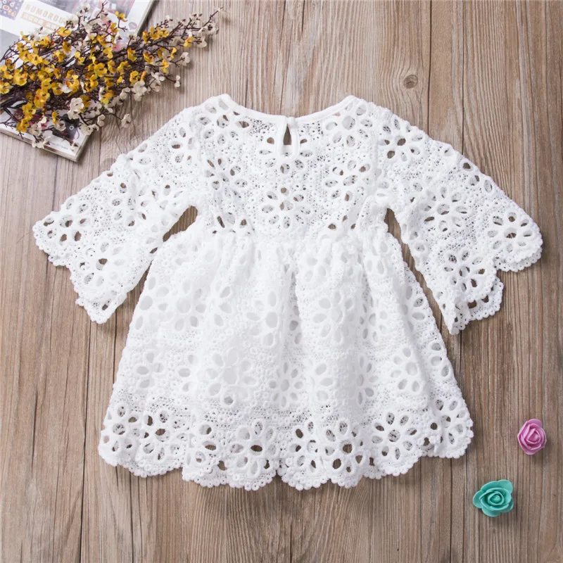 Family Lace Dress Mother& Daughter Matching Girls Daughter Outfits Clothes Dresses