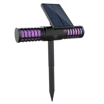 

Solar Powered Outdoor Mosquito Fly Bug Insect Zapper Killer Trap Lamp Light For Camping Garden Mosquito Killer Lamps
