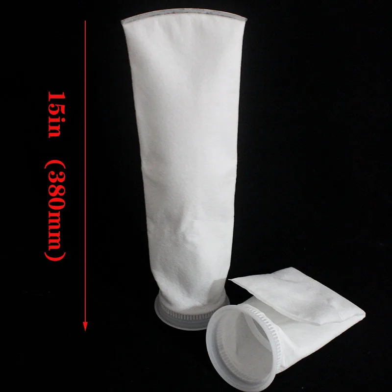 1PC105x380mm High Density PP Aquarium Filter Bags Liquid Diesel Laboratory Cotton Net Fish Tank Bottom Plastic Ring Socks | Дом и сад