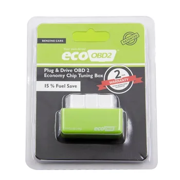 

Groen/Blauw Eco OBD2 Economie Chip Tuning Box OBD Auto Fuel Saver Eco OBD2 voor Benzine Auto Brandstof Ondersteuning dropshippin