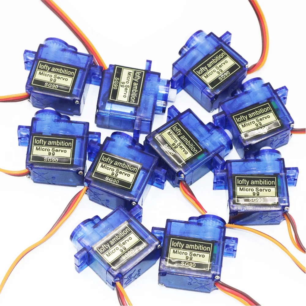 RC SG90 3.5-8.4V 9g Micro Servo With Plastic Gear For Arduino Aeromodelismo Car Ship Helicopter Airplane Align Trex 450 Toy