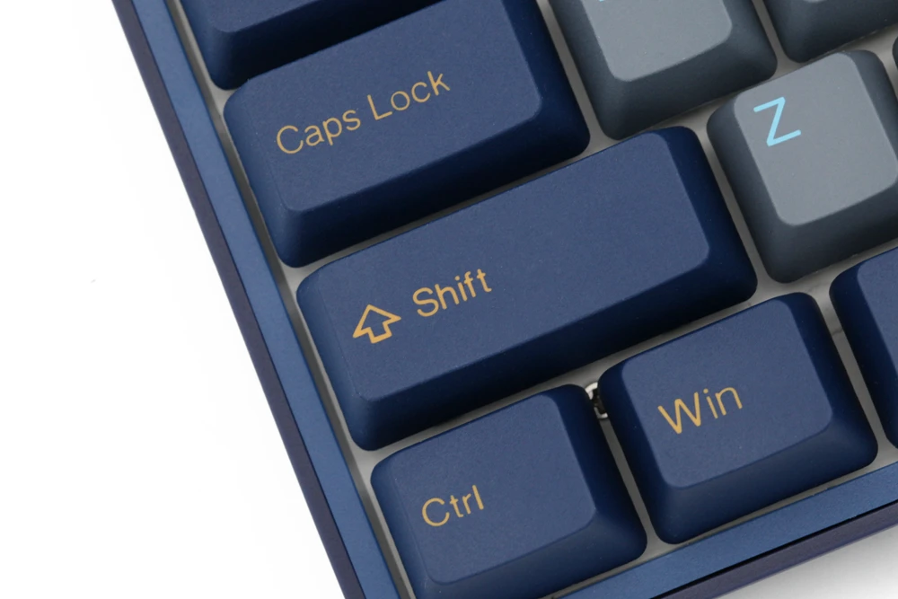 Taihao-teclado Mecânico Duplo Túnel Escuro Pbt para Jogos Faça Você Mesmo Perfil Oem Amarelo Azul u Mudança - Imagem 6