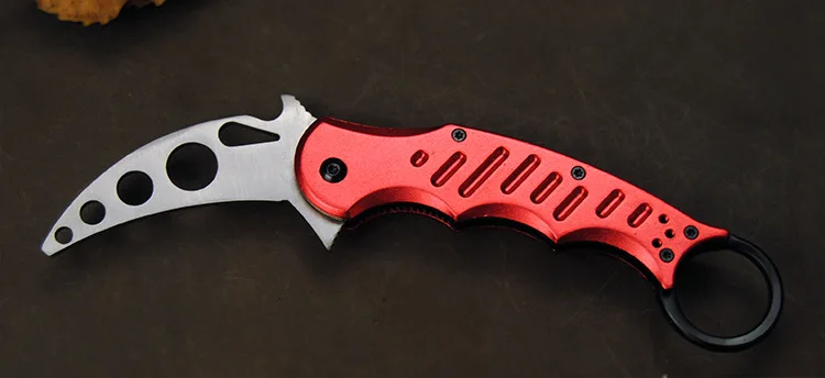 Нож-коготь с алюминиевой ручкой, высококачественный нож-Коготь karambit, тренировочный нож-коготь, складной нож-коготь, нож-коготь