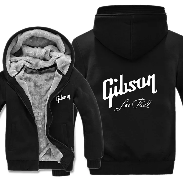 Толстовки Gibson зимняя куртка Для мужчин Повседневное шерстяным Gibson Les свитшоты Paul пуловер с капюшоном - Цвет: as picture