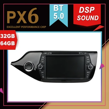 

PX6 Excellent Performance Android 9.0 Car Multimedia GPS For KIA CEED 2014 DSP Sound Navigation Tape Recorder Radio