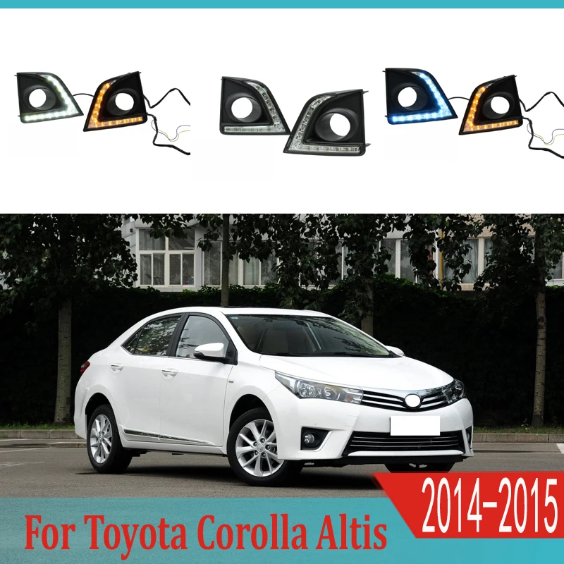 2 шт. для Защитные чехлы сидений сшитые специально Toyota Corolla 2014-2015 Светодиодный