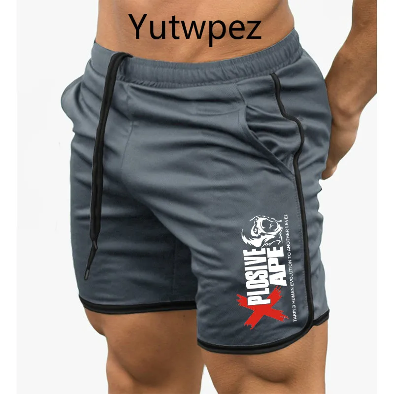 2020 New Fashion Men Sporting Beaching Shorts Trousers Cotton Bodybuilding Sweatpants Fitness Short Jogger Casual Gyms | Мужская одежда