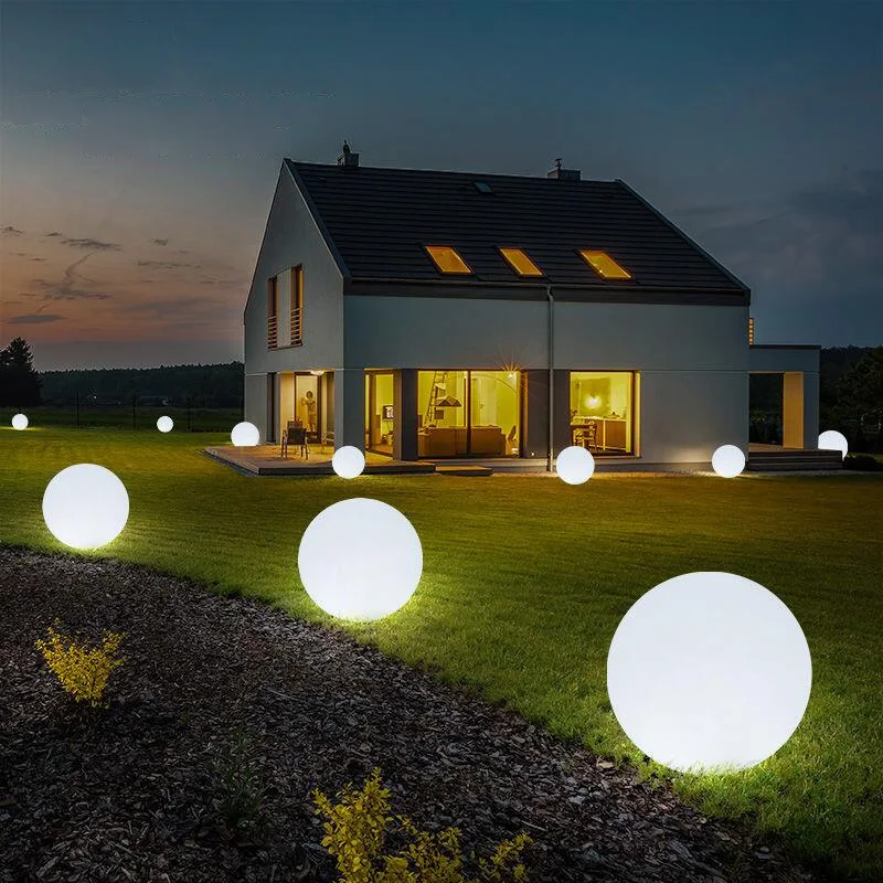 Outdoor Landscape Garden Swimming Pool Patio Ambient Decorative Remote Control Waterproof LED Ball Light 16 Colors 4 Modes