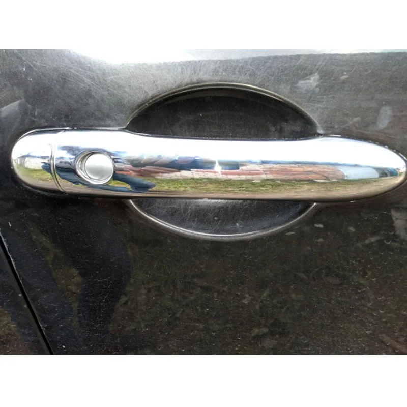 For Renault SCENIC 2 II 2003 2004 2005 2006 2007 2008 2009 chrome Door handle catch cover Trim cap auto accessories