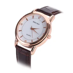 Reloj sencillo para parejas, correa de reloj de cuarzo, reloj informal para hombre y mujer