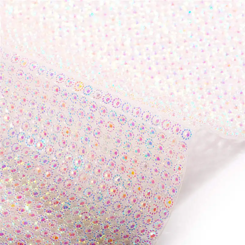 Shinning Rhinestone Hotfix Sticker 24x40cm/Sheet Iron On Colorful Phone Case Self Adhesive Scrapbooking Sticker Shoes Decor - Цвет: 19-016