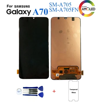 

6.7" For Samsung Galaxy A70 LCD A705 A705F SM-A705F Display Touch Screen Digitizer Assembly A70 2019 For Samsung A70 LCD
