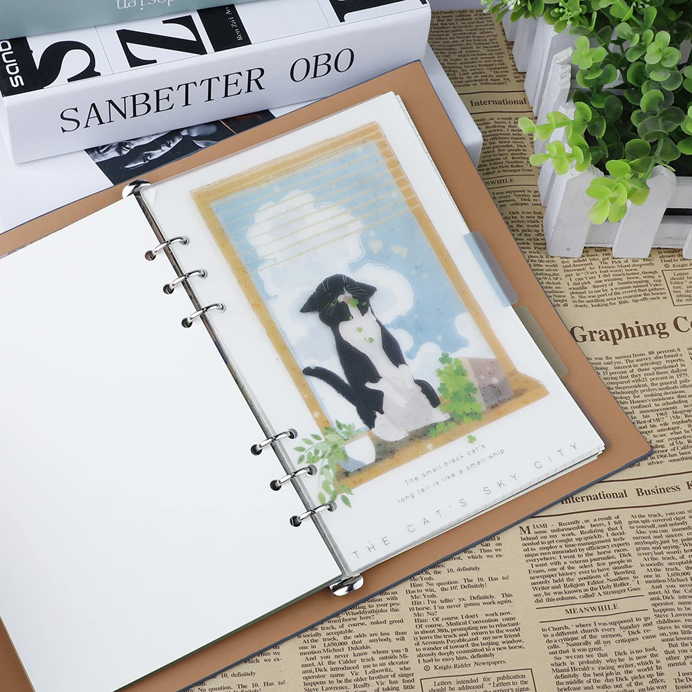 A5/A6 Creative Colored Notebook Index Page Matte Cover Spiral Diary Planner Note Book Category Pages Stationery School Supplies A5/A6 Creative Colored Notebook Index Page Matte Cover Spiral Diary Planner Note Book Category Pages Stationery School Supplies