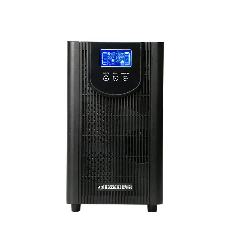 Fonte de Alimentação Frequência em Linha Ups de Alta 3000va com Bateria Ininterrupta Hbg-3kva – 5-15minutes