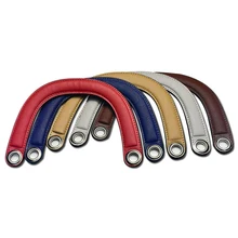 13*19cm Leather Bag Handle Cross Pattern Shoulder Handbag Short Strap for DIY Replacement Accessories