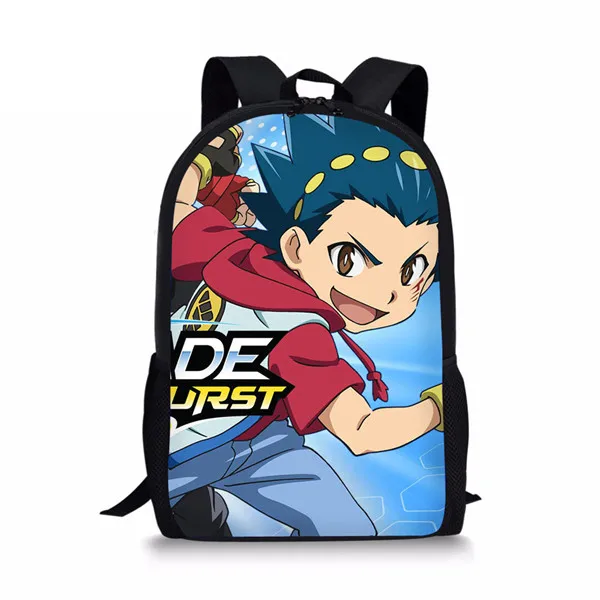 Тикин школьный рюкзак для детей мультфильм Beyblade Burst печатных подростков девочек мальчиков школьная сумка студентов Милая Книга сумка - Цвет: as picture24