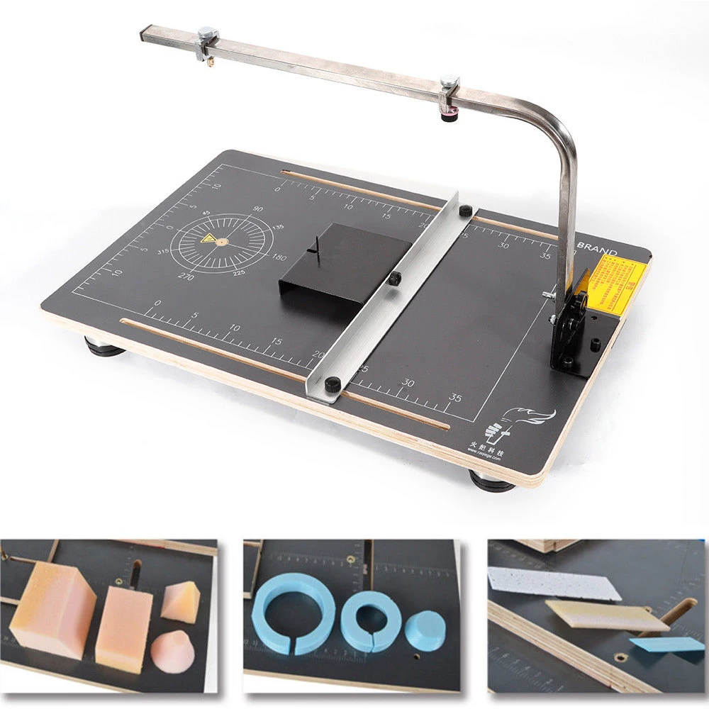 

Foam Cutting Machine, 110V 30W Board Wax Hot Wire Foam Styrofoam Cutter Working Stand Table Craft Tool for Cutting Sponge Pearl