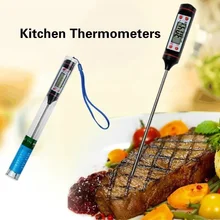 الرقمية مقياس حرارة للمطبخ للحوم الحليب المياه الطبخ مسبار الطعام BBQ الإلكترونية ميزان حرارة فرن أدوات مطبخ(China)