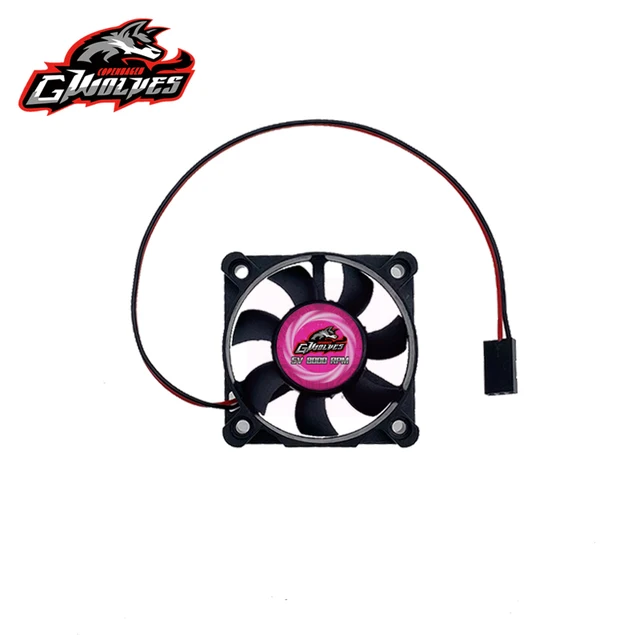 RC fan 25/30/35/40/50mm 8000RPM 5V-7V DC High wind cool Motor ESC fan heat sink 30/60/120/150A ESC 36/42mm motor futaba plug 6