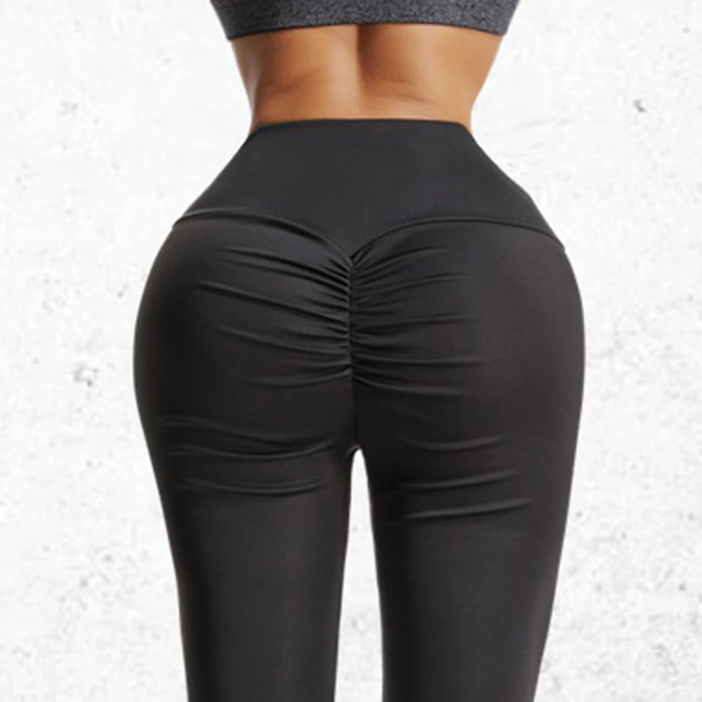 high waisted bottom scrunch leggings