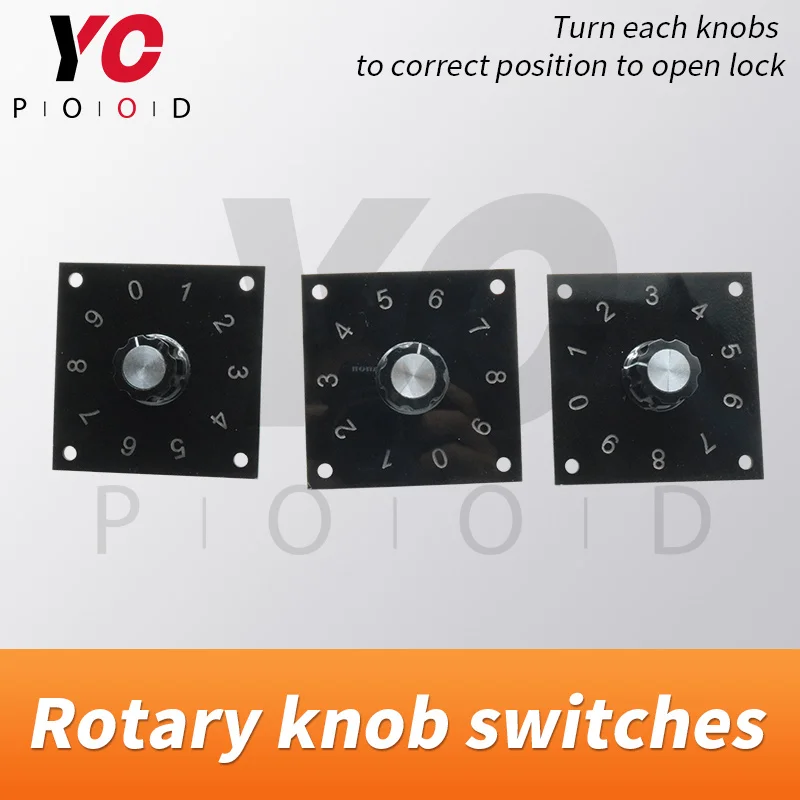 PROD 4001056596933 YOPOOD live-action escape the room devices rotary
knob switches turn each knobs to correct position to unlock TAKEGISM
mechanism PROD 4001056596933 YOPOOD live-action escape the room devices rotary
knob switches turn each knobs to correct position to unlock TAKEGISM
mechanism