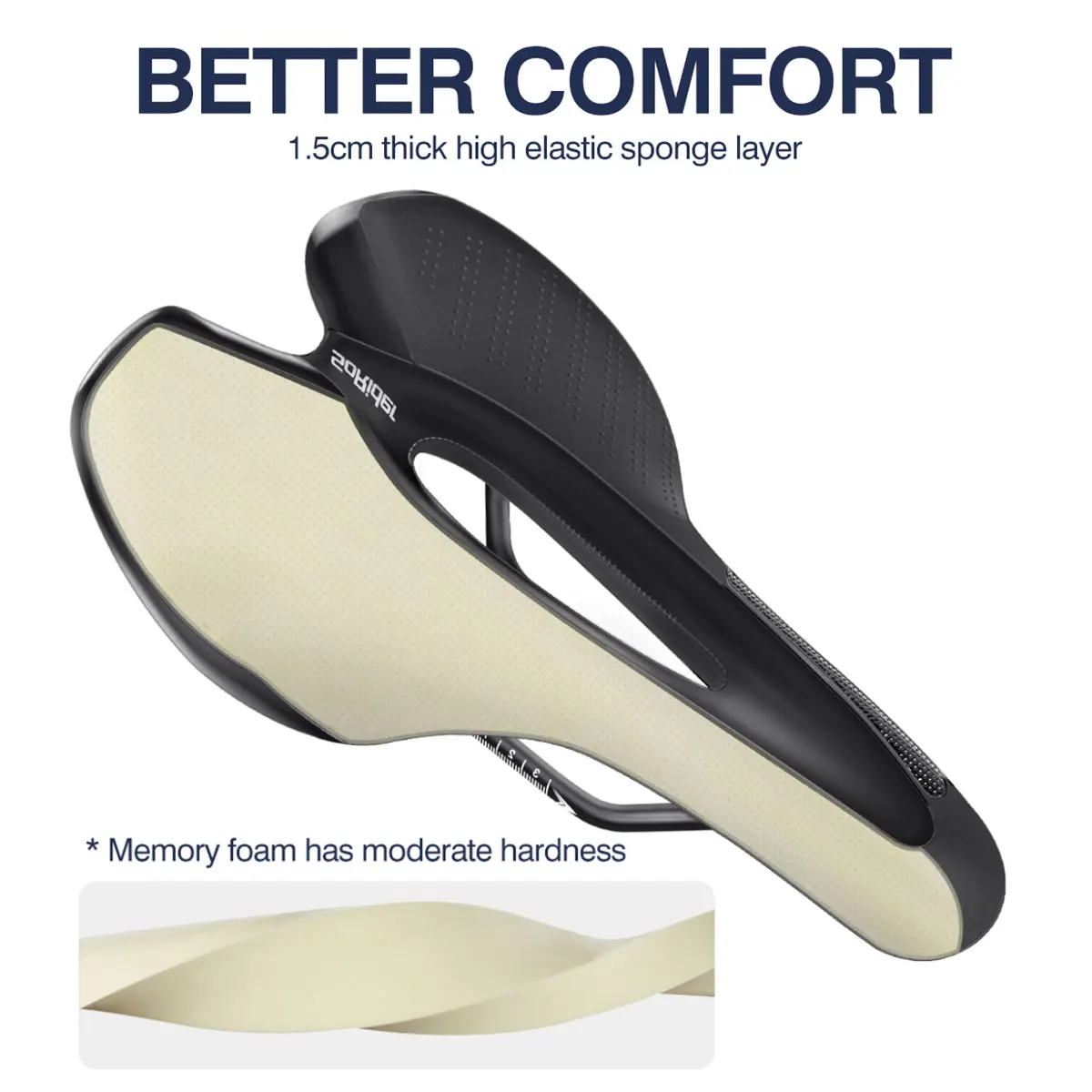 Bicycle Saddle Bicycle Seat Cushion Bike Riding Cushion Road Bike Saddle MTB Bicycle Seat With Warning Taillight USB Charging Mountain Cycling Racing PU Breathable Soft Seat Cushion