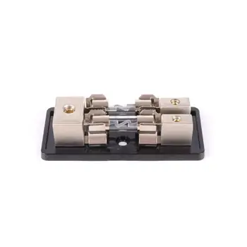 

Car Audio Mini Two-Way Fuse Holder AGU Fuse Holder 60A Fuse Fuse Box Socket Car Accessories