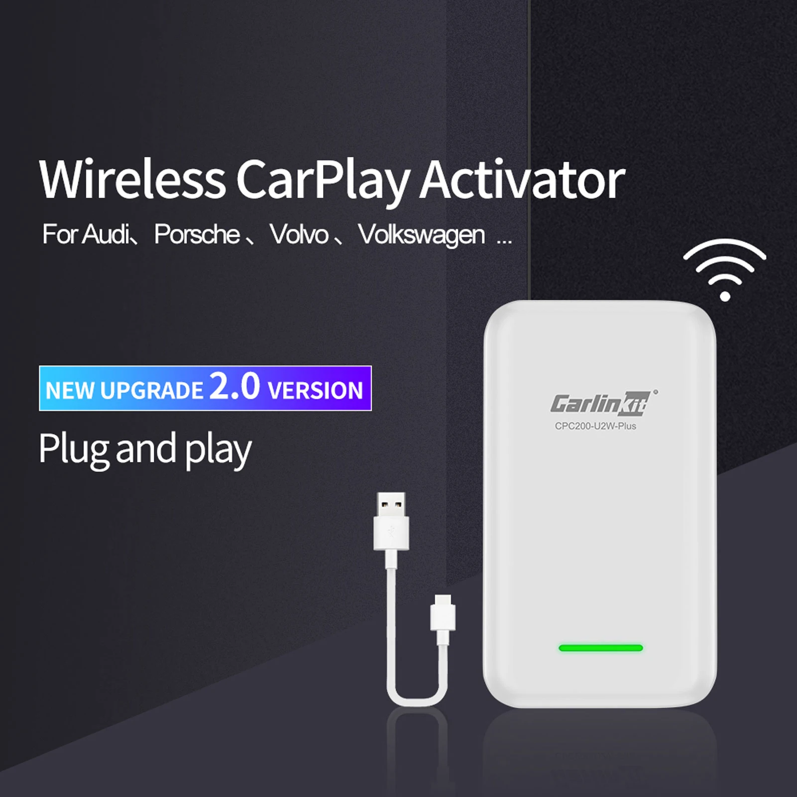 Беспроводной адаптер Carplay проводной и беспроводной автоматический активатор