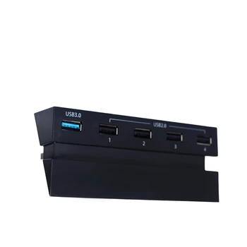 

HUB Adapter USB Hub 5 In 1 with 1 * USB 3.0 High Speed & 4 * USB 2.0 USB Adapter for Sony Playstation 4 USB Hub Expand Port