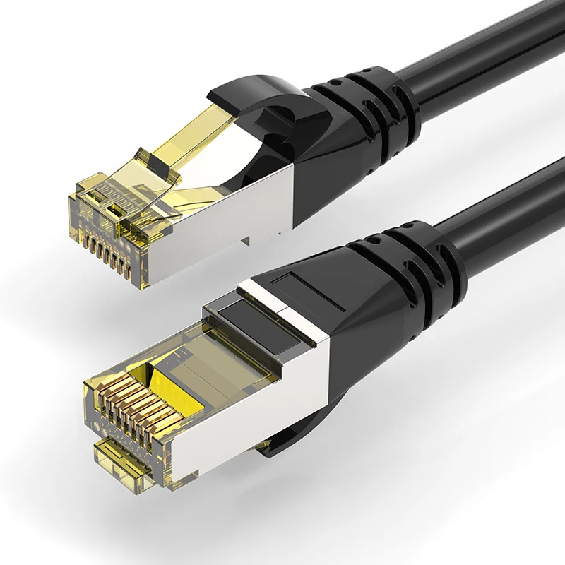 Patch Cord Blindado Lsoh Ethernet Cabo Patch Cord Sftp Rede 10g Cat6a Rj45 025 m 05 m m m m m 10m - Imagem 3