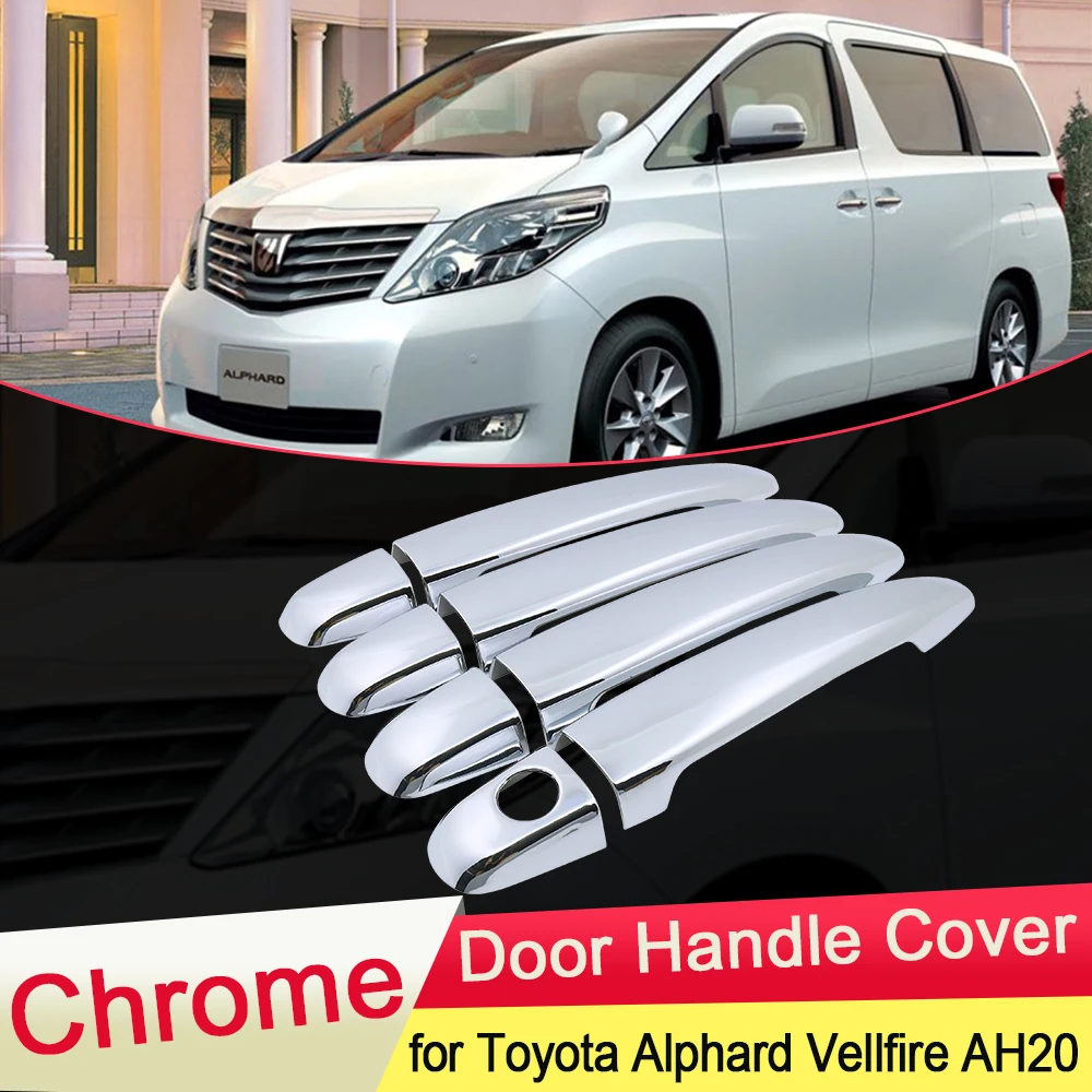 Для Toyota Alphard Vellfire 2008 2009 2010 2011 2012 2013 2014 AH20 хромированная дверная ручка Крышка