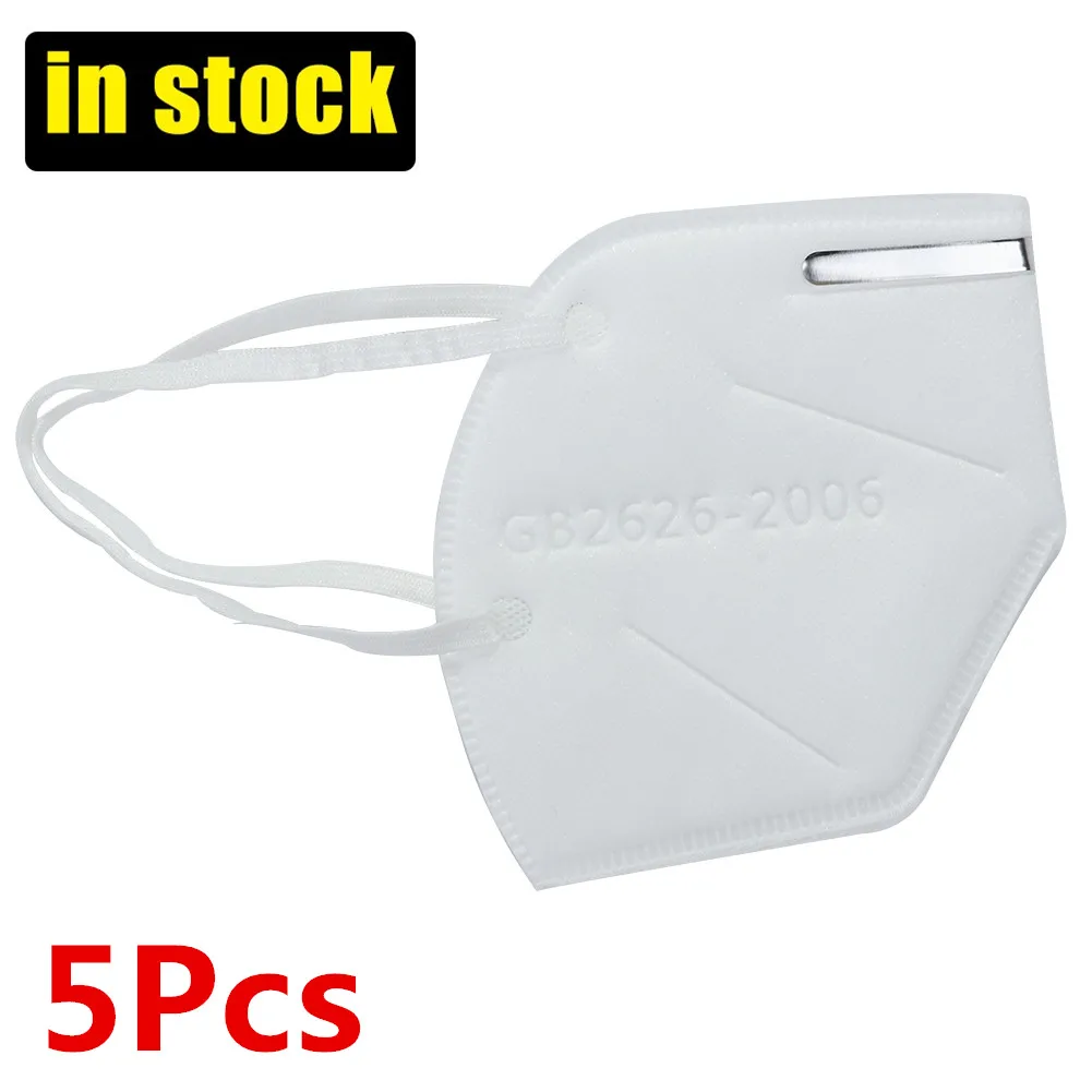 

5PCS GB2626 N95 Mask CE Certificate Mouth Face Mask Dust Anti Infection KN95 Masks Respirator PM2.5 Same Protective as KF94 FFP2