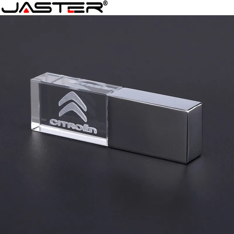 JASTER citreon crystal+ металлический USB флеш-накопитель 4 ГБ 8 ГБ 16 ГБ 32 ГБ 64 ГБ 128 Гб Внешняя карта памяти u диск