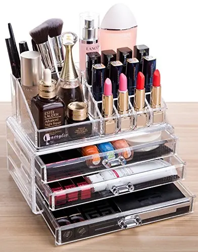 

private label Makeup cosmetics display organizer stand holder box private label Makeup cosmetics display organizer stand holder