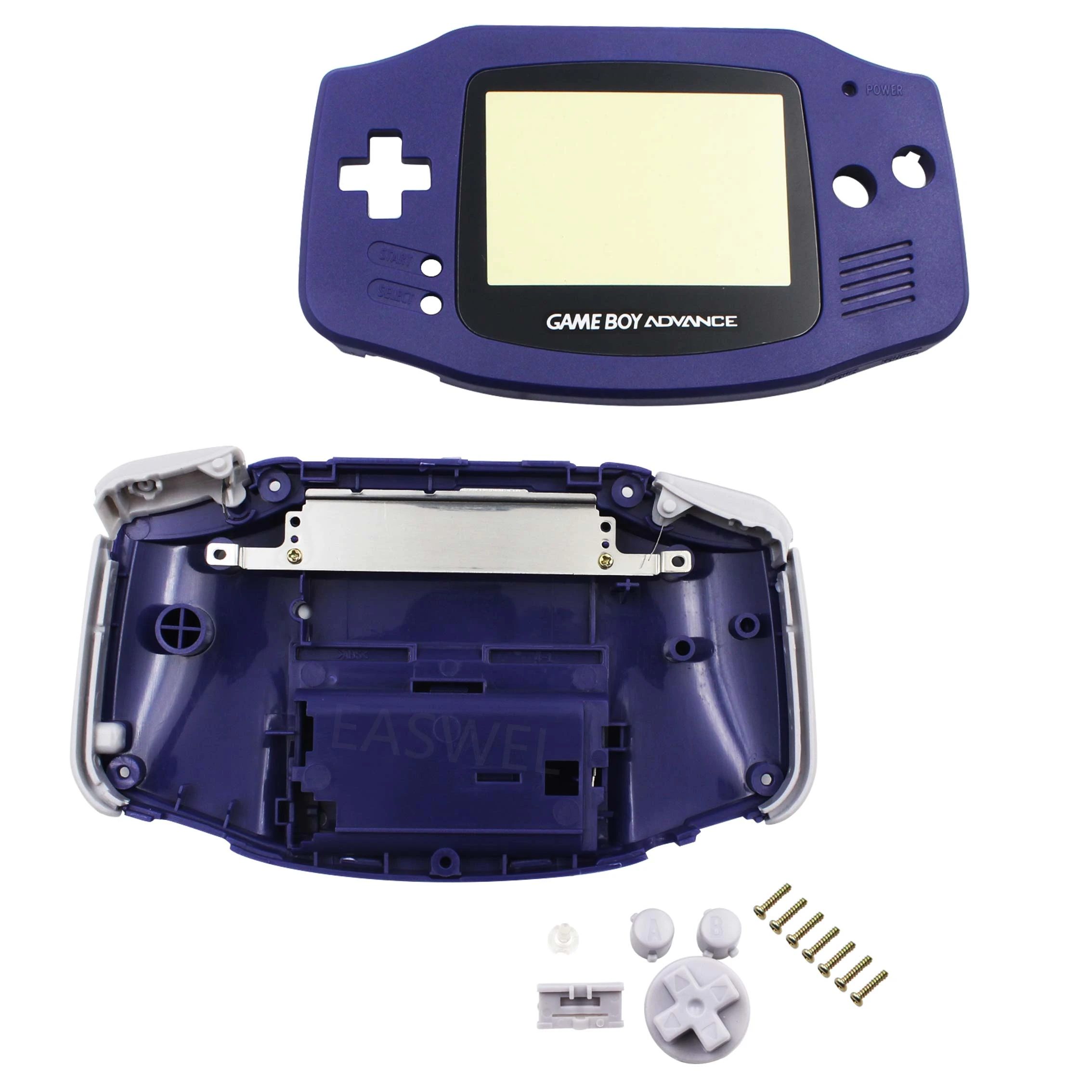 For Gba Nintendo Game Boy Advance Replacement Housing Shell Screen Gold Pokemon Ac Dc Adapters Aliexpress